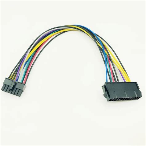 Atx 24pin To 14pin 24p To 14p Converter Power Lead Cable Cord 18awg Wire For Lenovo Q77 B75 A75