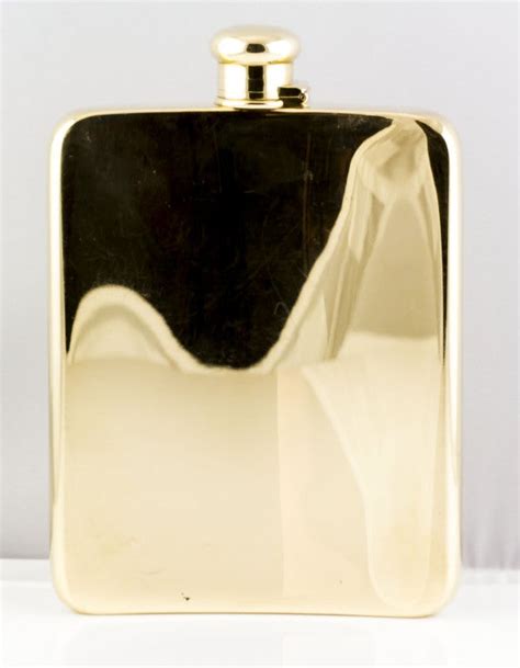 Tiffany And Co Large Solid Gold Flask At 1stdibs