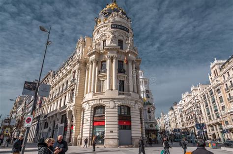 The Metropolis Building Is An Office Building In Madrid Spain