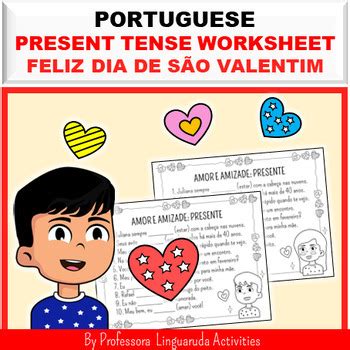 Valentine's Day Tradução Em Portugues - Português Valentine's Day - Amor & Amizade - Portuguese Presente Tense ...
