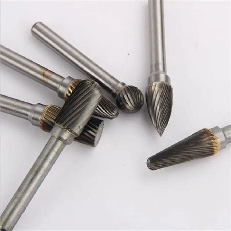 3PCS ACDEF Carbide Rotary Tool Rotating Burrs Hardmetal Burrs TC