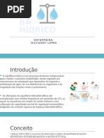 Balanço Hídrico na Enfermagem: Guia Prático | PDF | Enfermagem | Litro