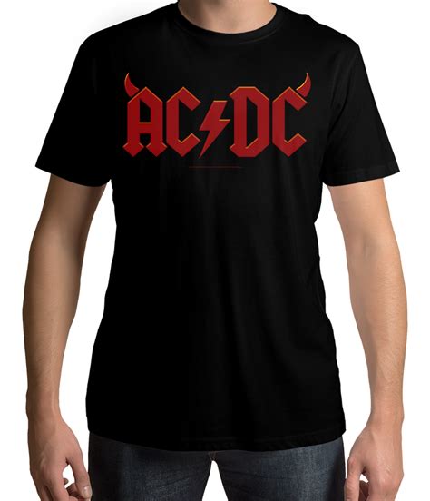 Acdc Logo Devil Horns Rocknroll Originals