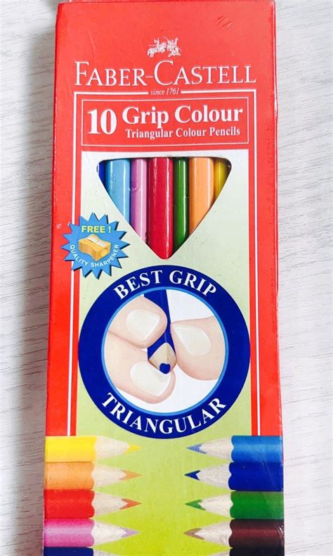 Faber Castell Triangular Colour Pencils Hobbies Toys Stationery