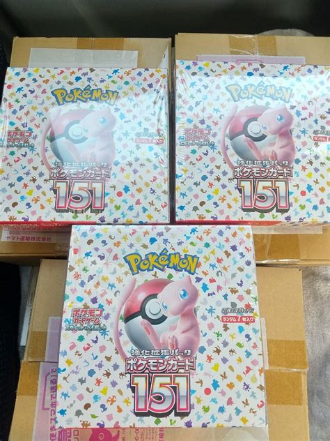 Yahooオークション ポケモンカードゲーム 151 ポケセン 3box シュ