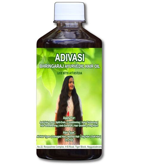 Adivasi Bhringaraj Ayurvedic Hair Oil 200 Ml Pack Of 2 Buy Adivasi Bhringaraj Ayurvedic Hair