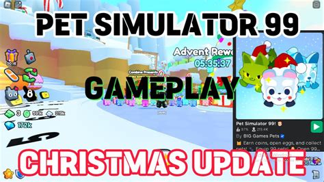 Pet Simulator 99 Christmas Update Gameplay Repeatedbird Playz YouTube