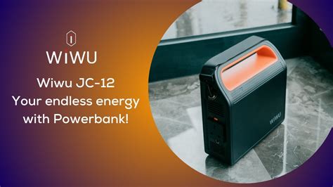 WiWu JC 12 300W Powerbank Endless Energy With Portable Charger For