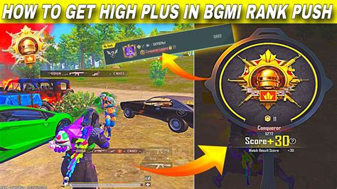 How To Get High Plus In Bgmi Rank Push High Plus Tips For C S