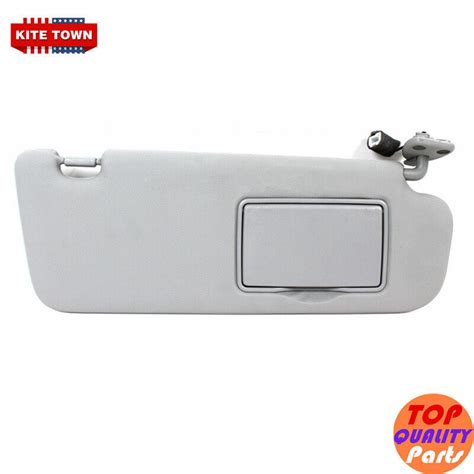 Sun Visor With Makeup Mirror Passenger Side Right Gray For Hyundai