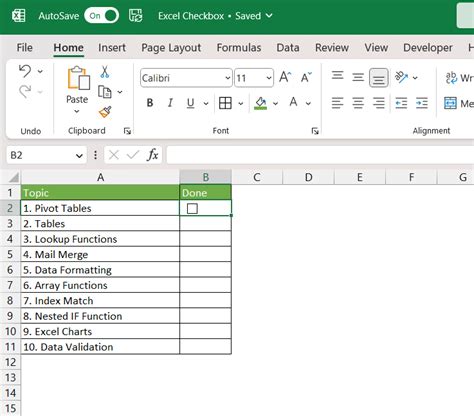 How To Insert A Checkbox In Excel Infoupdate Org