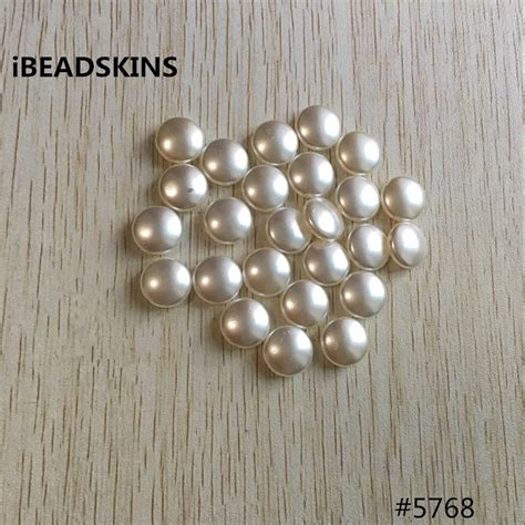 Mm Pcs Lot Acrylic Imitation Pearl Pill Shape Beads For Jewelry