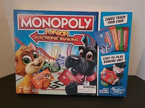 Hasbro Monopoly Junior With Electronic Banking Board Game EBay