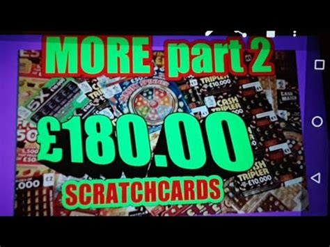 WOW MORE SCRATCHCARDS 180 00 CASH VAULT MONEY SPINNER CASH