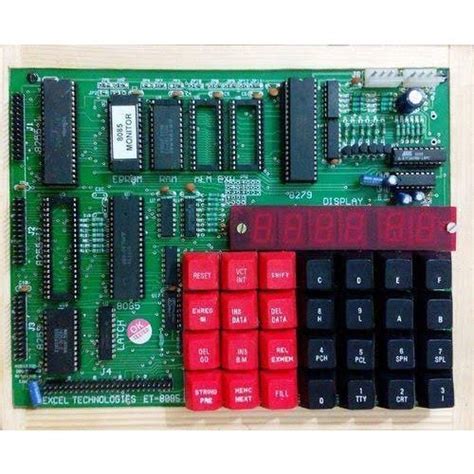 8085 Microprocessor Trainer Kit Circuit Diagram