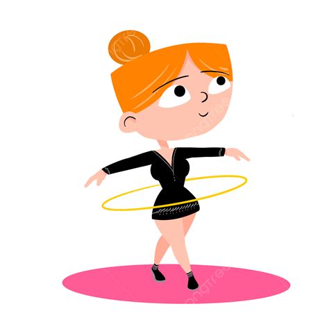 Hula Hoops Clipart Png Images Retro Transducery Hula Hoop Gymnastics