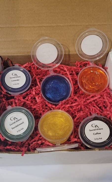 Six Highly Scented Jelly Melts Gel Wax Melts T Box Sample Wax Melt