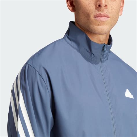 Adidas Future Icons Stripes Woven Track Jacket Blue Adidas Uae