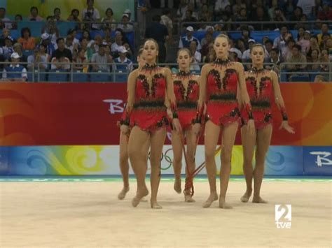 España termina la primera ronda de clasificación de gimnasia rítmica en