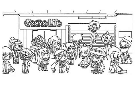 Gacha Life Disegni Da Colorare Stampa Una Collezione Unica