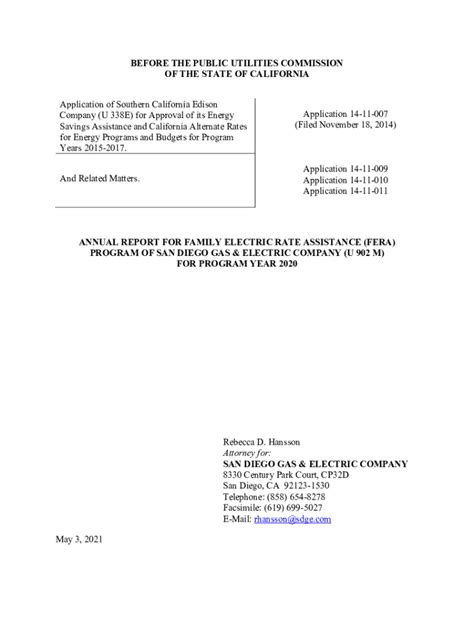 Fillable Online Docs Cpuc Ca Govpublisheddocsefileof The State Of