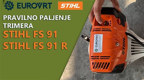 Kako Pravilno Upaliti Motorni Trimer Stihl Fs Fs R Startanje