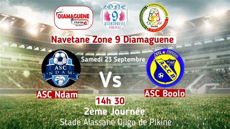 Direct ASC Ndam VS ASC Boolo Navétane Zone 9 Diamaguene YouTube