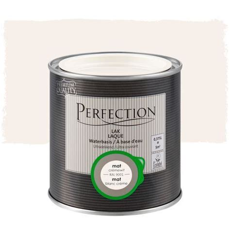 Perfection Lak Ultradekkend Mat Crèmewit Ral 9001 375ml Aanbieding Bij