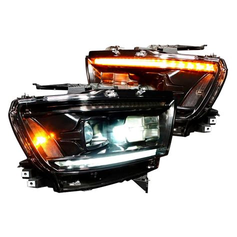 Morimoto Lf Asm Xb Gloss Black Drl Bar Projector Led Headlights