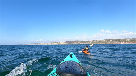 Ocean Kayaking at La Jolla Shores California - Ten Digit Grid