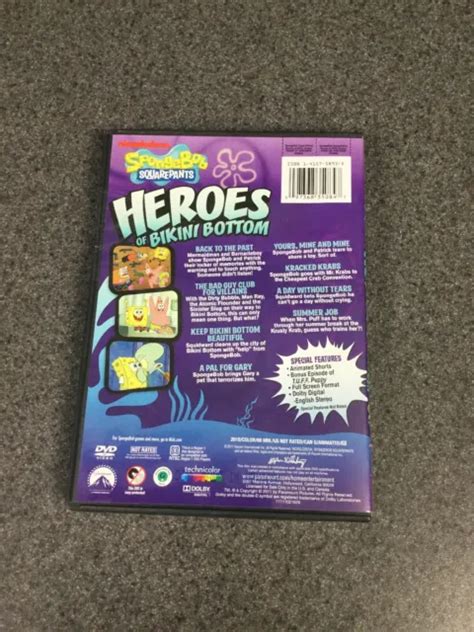 SPONGEBOB SQUAREPANTS HEROES Of Bikini Bottom DVD 2011 6 60