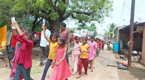 जिल्हा परिषद प्राथमिक शाळा घारगाव यांच्या वतीने स्वातंत्र्याचा अमृत