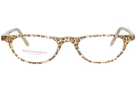 Lafont Paris Eiffel 380 Eyeglasses Womens Panther Full Rim Oval Shape 47mm