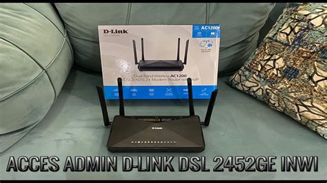 طريقة فك تشفير راوتر D LINK DSL 2452GE INWI YouTube