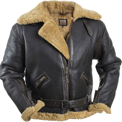 Noble House RAF Flight Jacket Genuine Sheepskin Amazon Co Uk Fashion