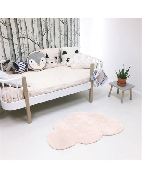 Tapis En Coton Nuage Lilipinso Rose