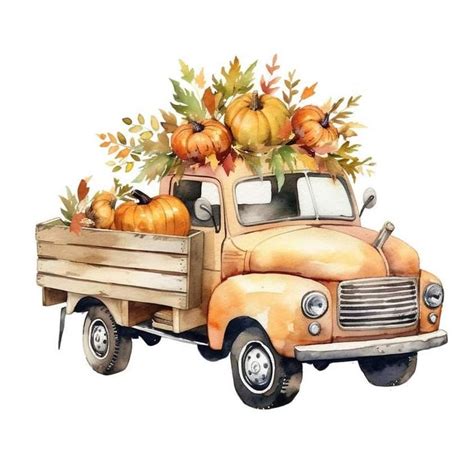 Pin By Chaurie Van Driel On Patterns In Pumpkin Truck Vintage