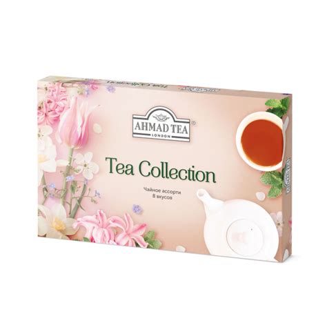 Набор чая в пакетиках Ahmad Tea Collection 8 вкусов 40 пакетиков купить с доставкой по