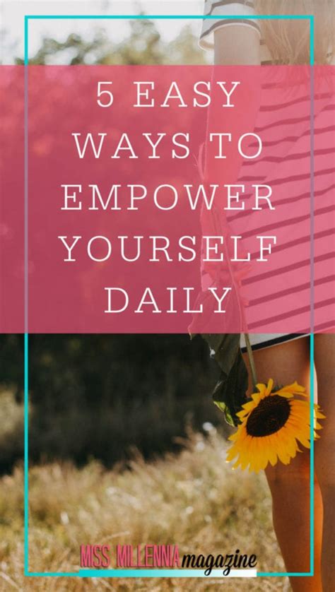 5 Easiest Ways To Empower Yourself Daily For Success