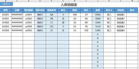 Excel高級，進銷存出入庫管理系統excel智能表格，源表格文件 每日頭條