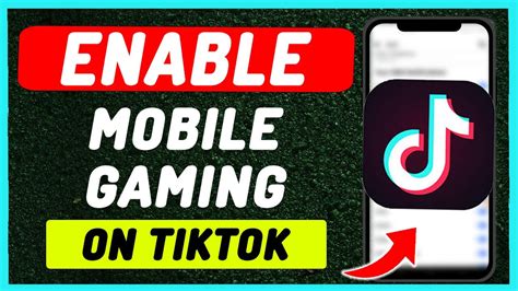 How To Enable Mobile Gaming Option On Tiktok Live Full Guide Youtube