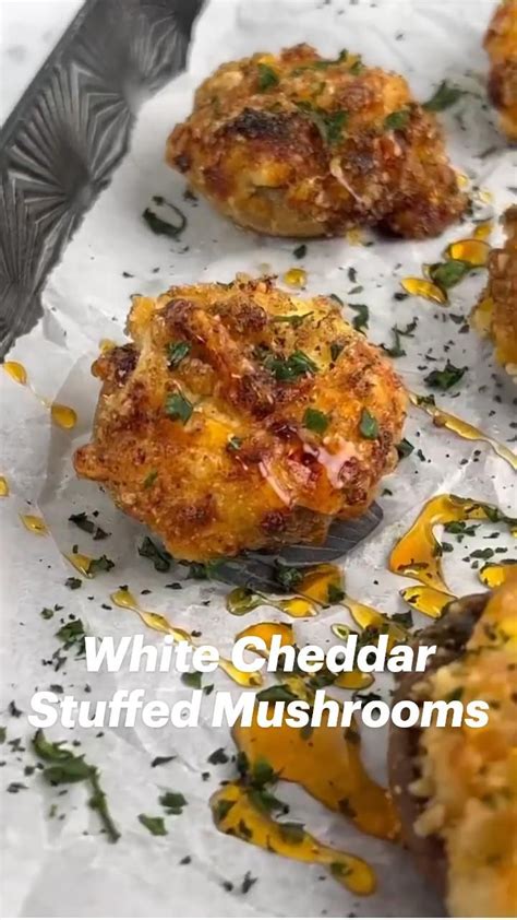 White Cheddar Stuffed Mushrooms Artofit