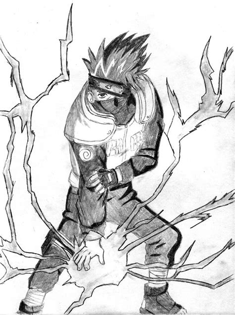 Kakashi chidori by darkangelatem on DeviantArt