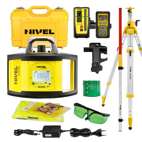 Nivel System Niwelator NL540G DIGITAL statyw SJJ32 łata RD700 Elmat Sklep