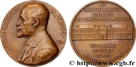 Science And Scientific Médaille Professeur H Truc Fme816320 Medals