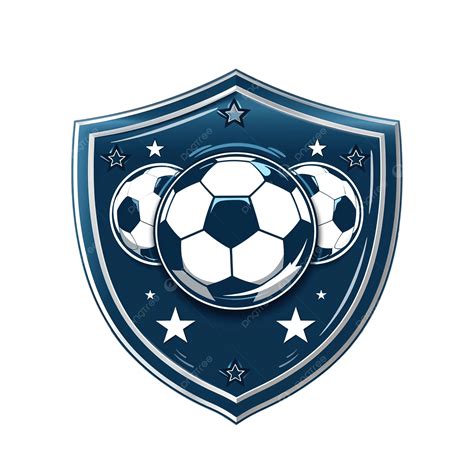 Escudo De Futbol En Blanco