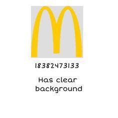 Mcdonalds Logo Bloxburg Decal In Mcdonald S Logo Snapchat Best