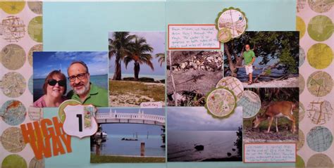 Random Memories: Two Page Scrapbook Layout - "Hightway 1"