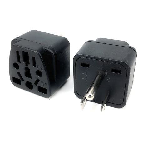 Prise Universelle Uk Plug Black Adaptateur De Prise De Courant